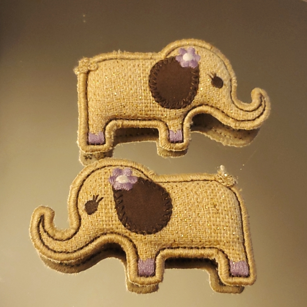 Gymboree Elephant Desert Flower Clips 2009